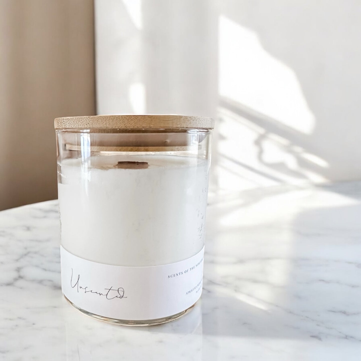 Best seller unscented candle front view