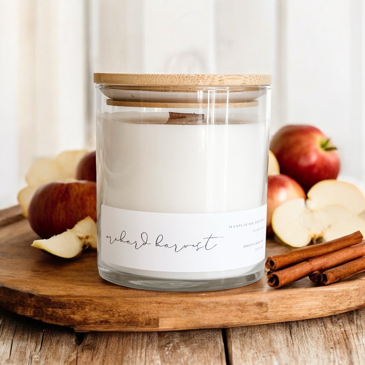 Orchard Harvest Apple Spice Scented Candle for Fall