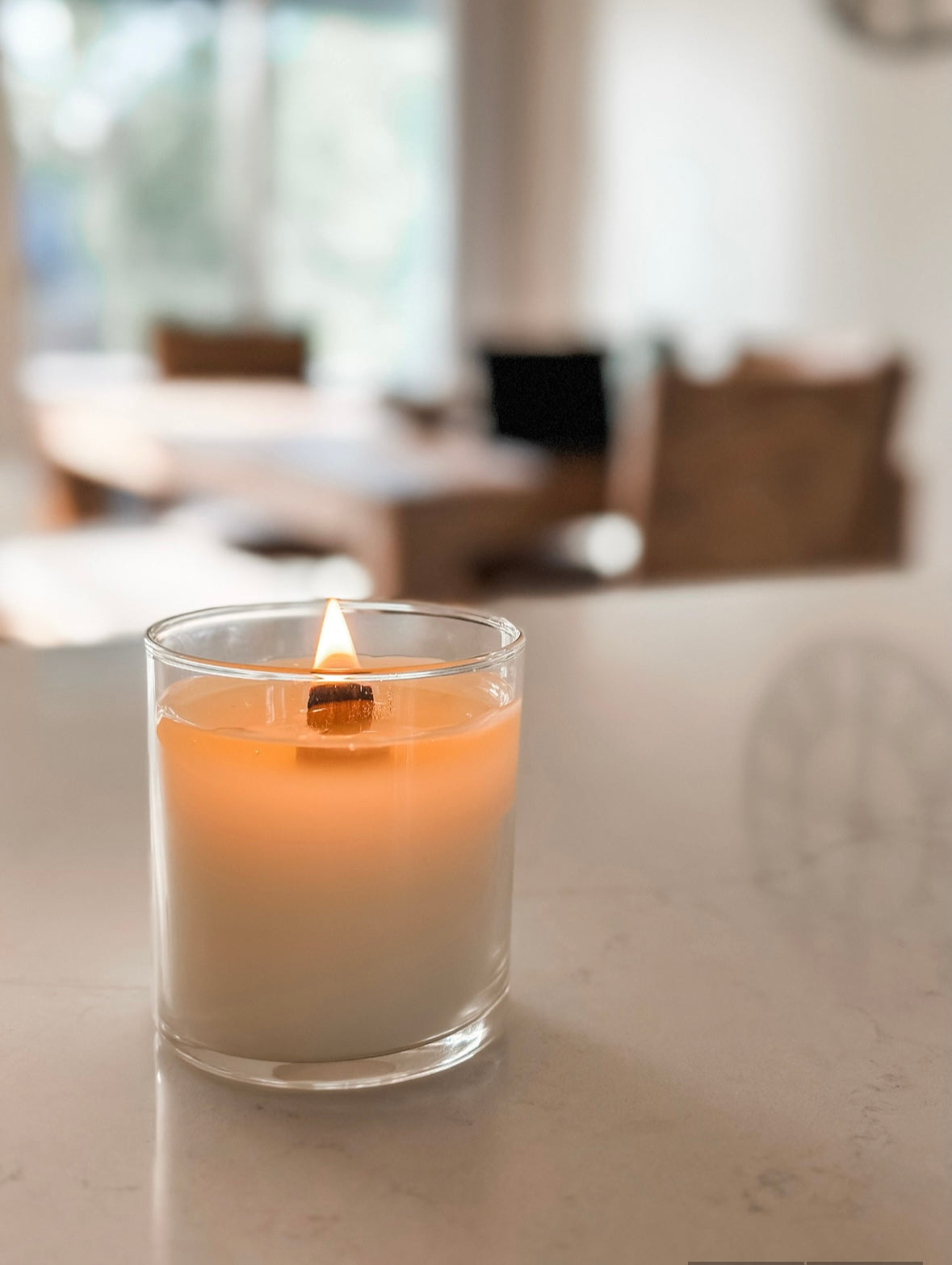 Fresh Linen Coconut Wax Candle | Lemon Peel | Spring Collection