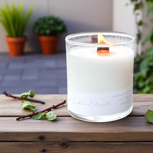 Citronella Candle – Natural Insect Repellent for Outdoor Use | Long-Lasting Burn