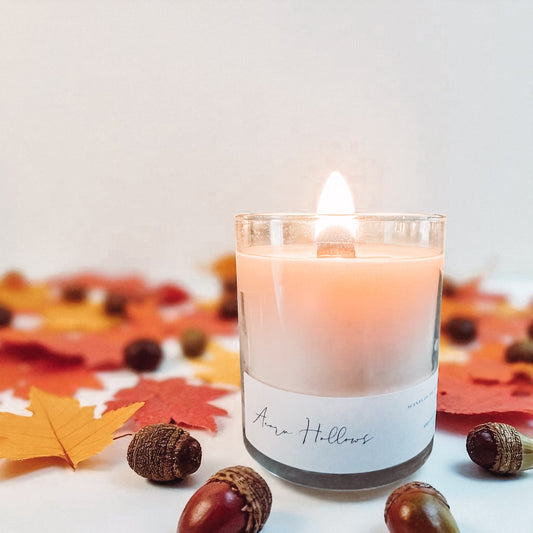Maple Acorn Candle – Warm Fall Scent with Maple, Oak & Spice | Coconut Wax Autumn Candle