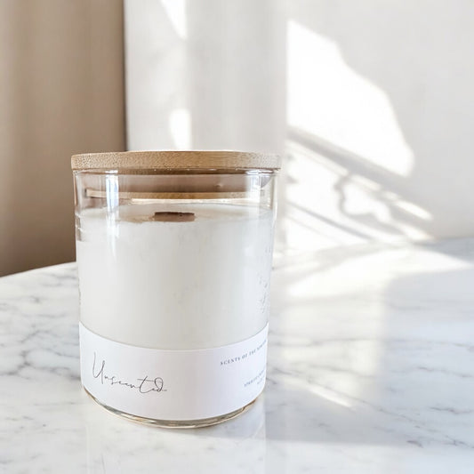Best seller unscented candle front view