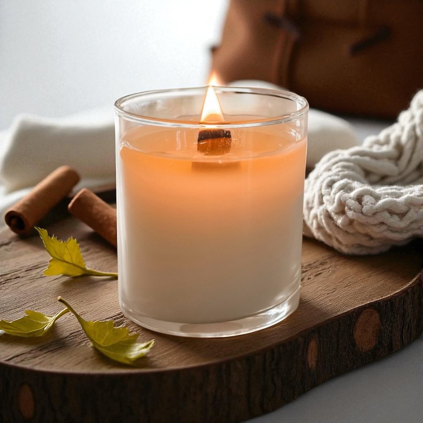 Autumn Fog Candle – Smoke, Leaves & Crisp Air | Cozy Northwest Inspired Candle