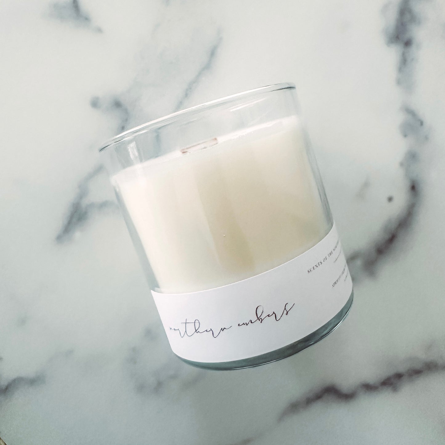 Northern Embers Candle – Cedarwood, Smoky Embers & Warm Cream