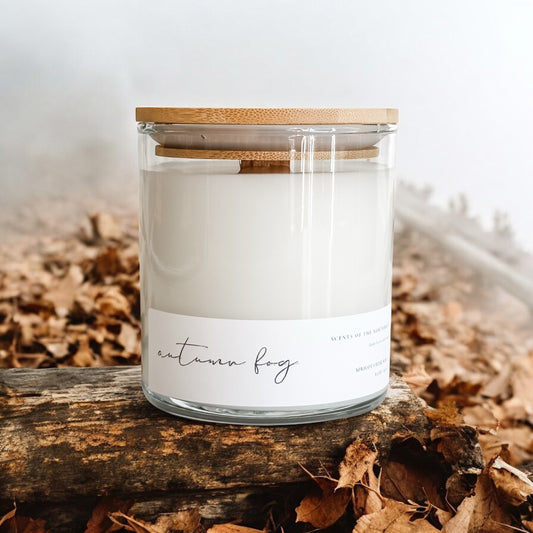 Autumn Fog Candle – Smoke, Leaves & Crisp Air | Cozy Northwest Inspired Candle