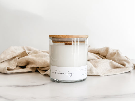 Autumn Fog Candle – Smoke, Leaves & Crisp Air | Cozy Northwest Inspired Candle
