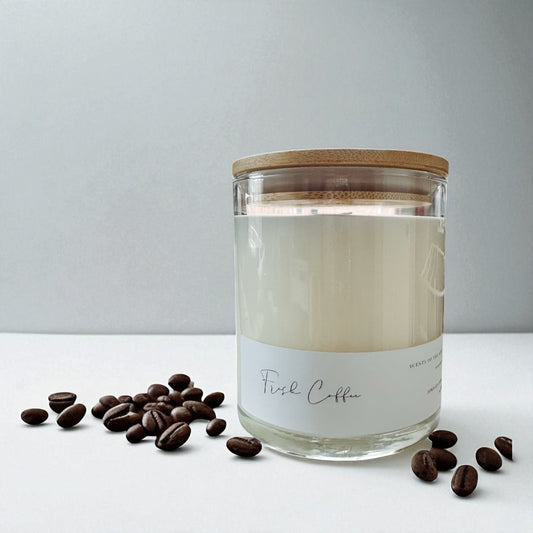 Coffee Scented Candle – Rich Espresso & Roasted Beans Aroma | Coconut Wax, Hand-Poured