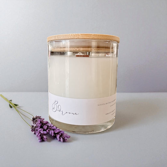 Bedroom Candle – Lavender & Cashmere Scent for Relaxation | Hand-Poured